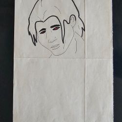 Night stalker richard ramirez self portrait