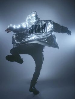 Jeremy Scott X Spoiled Child Silver Reversible Limited Edition Jacket