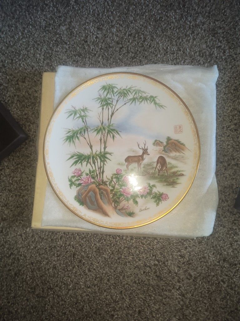 Edward Bohem "Life's Best Wishes" Bone China Plate