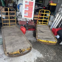 Antique Railroad Carts