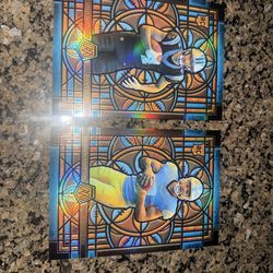 Oversized Stained Glass Tetairoa McMillan & Omarion Hampton