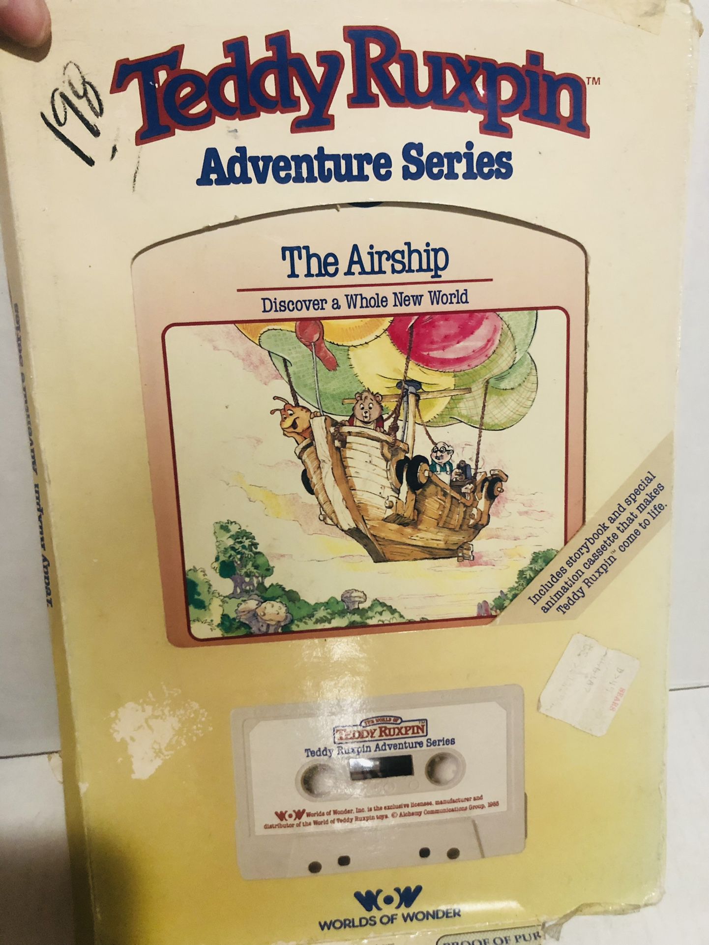 Teddy Ruxpin The Airship Tape and Book 