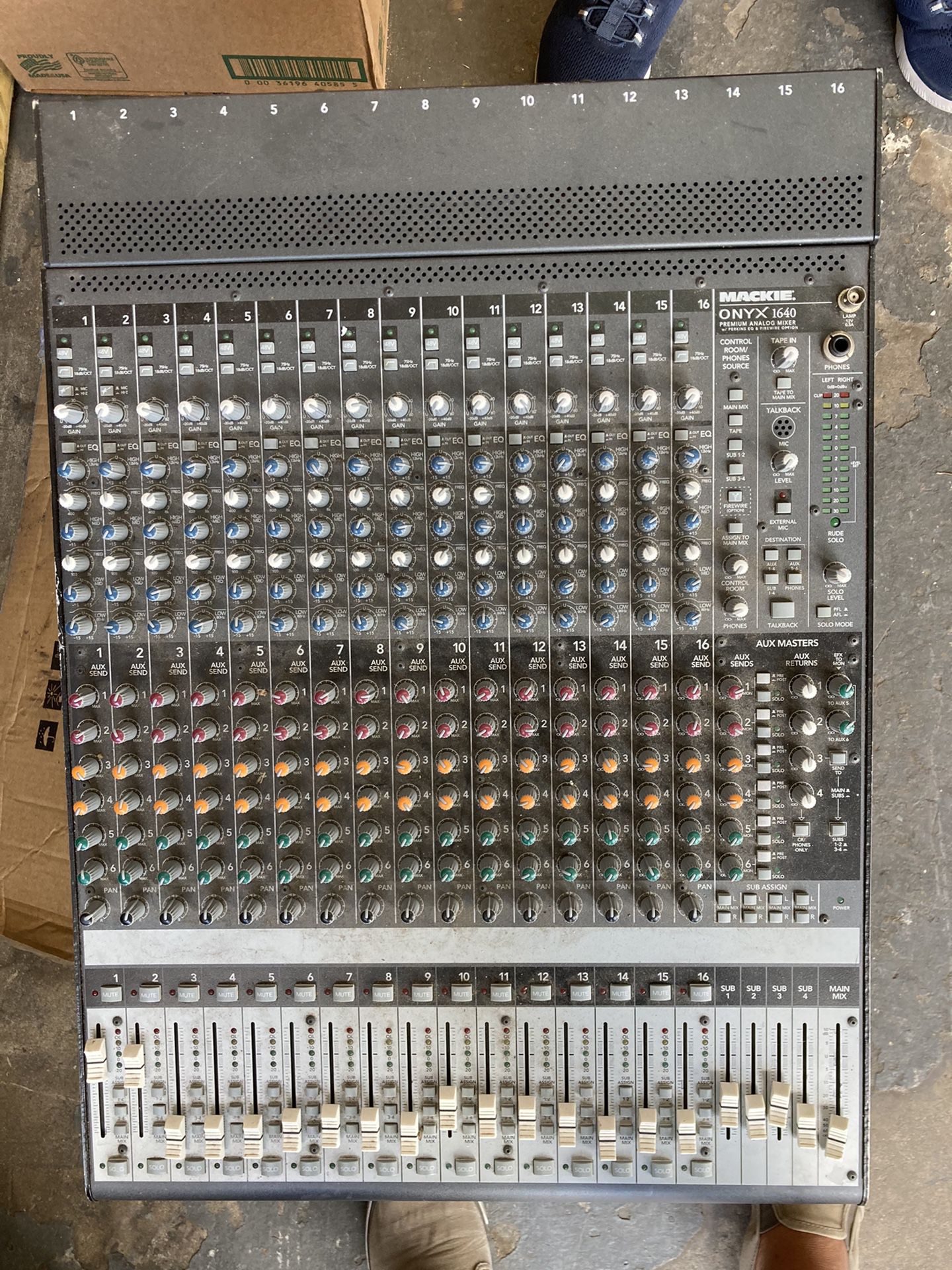Mackie ONYX 1640 Analog Mixer for Sale in Fort Lauderdale, - OfferUp