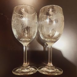 Glasses Crystal Art Cup Ashtrays 