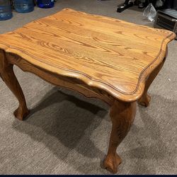 Oak side table