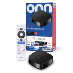Onn 4K Plus Streaming Device - Google TV - Ultra Fast - 4K 16GB Storage 2 GB Ram
