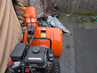 Husqvarna 30" gas snowblower - used, excellent shape
