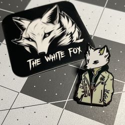 Clever Fox Enamel Pin 