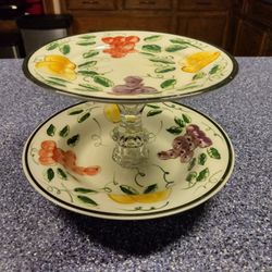 2 tiered Candy/Sweets Dish