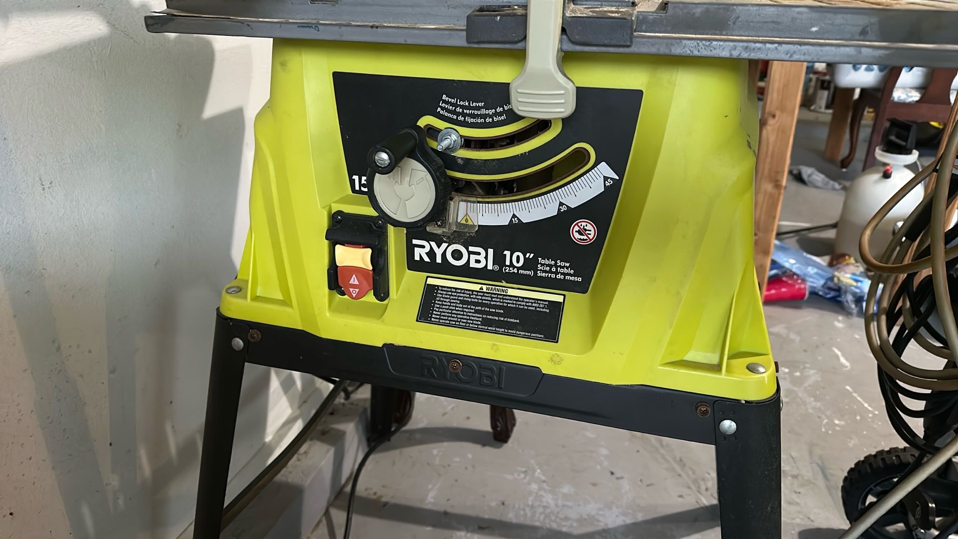 Ryobi 10” Table Saw With Stand