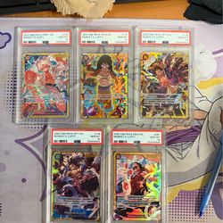 ONE PIECE LUFFY SEC PSA 10 SEQUENTIAL