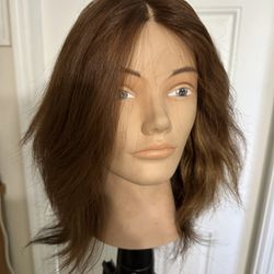 100% Human Hair Pivot Point Mannequin 