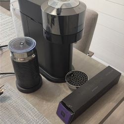 Nespresso Vertuo Next Deluxe Coffee and Espresso Maker by Breville with Milk Frother
