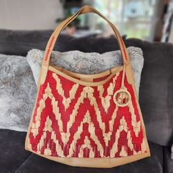 Henri Bendel Mesh/Leather Large Tote 