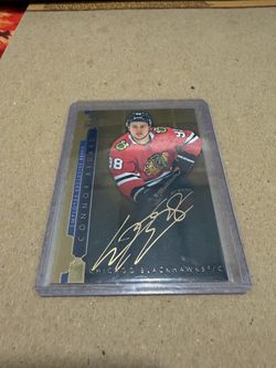 Connor Bedard Upper Deck Employee Exclusive Rookie Auto Card