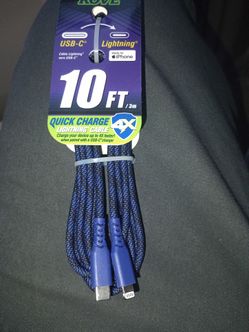 Rove USB-C to Lightning Cable 10ft