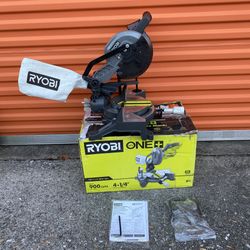 RYOBI ONE+ 18V Cordless 7-1/4 in. Compound Miter Saw (Tool Only) - NEW