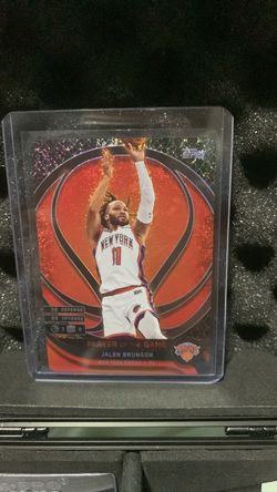 Jalen Brunson Topps Player of the Game Card