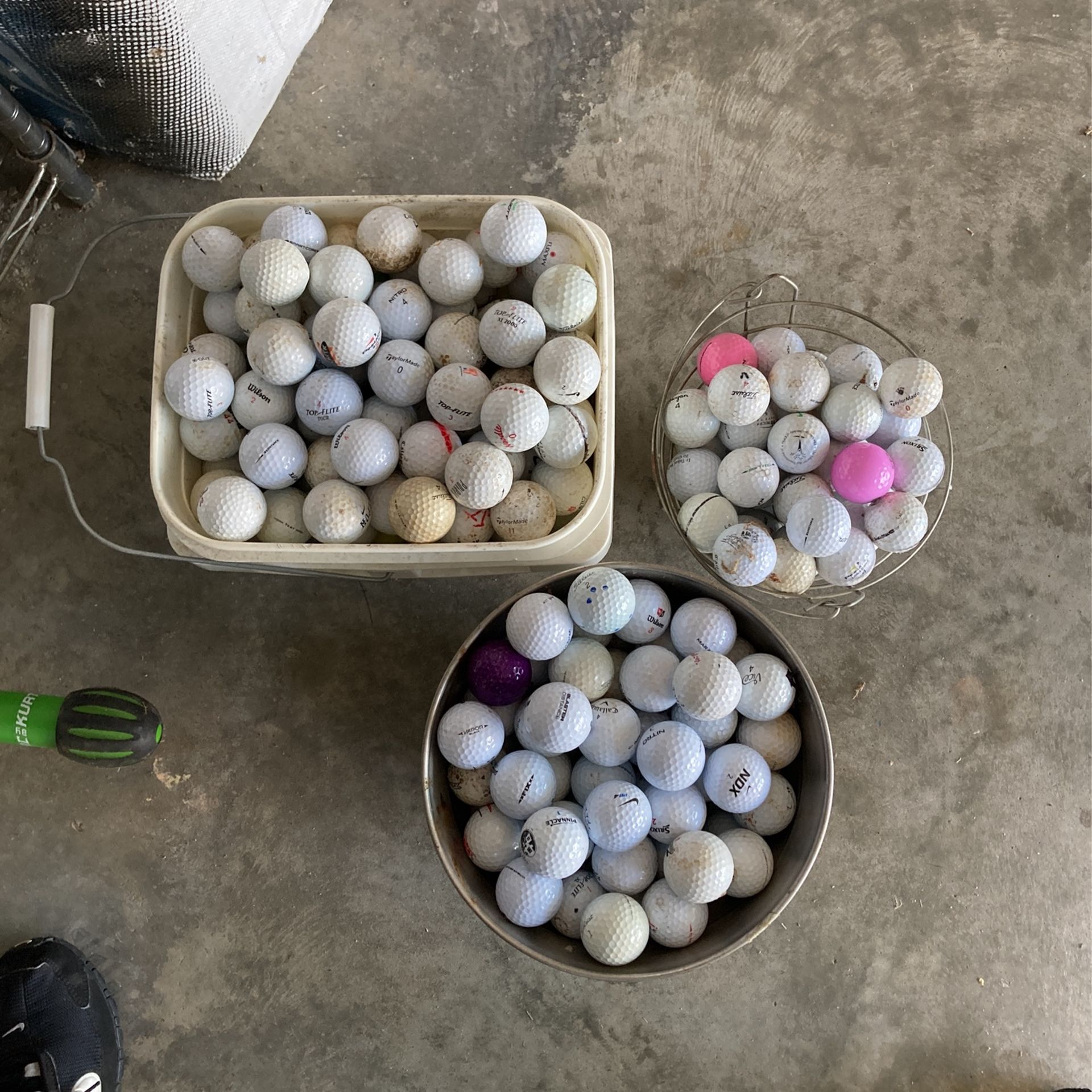 Golf Balls - Used, Multiple Brands 