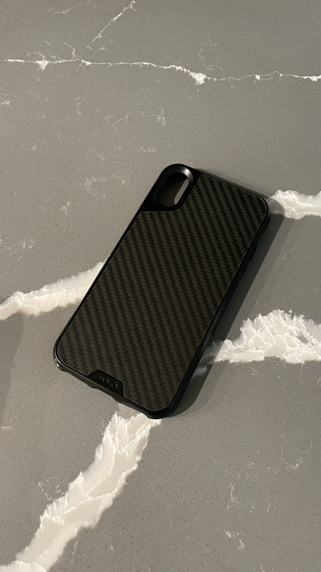 iPhone 10 X Pro Mous Case Carbon