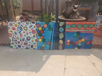 Lab, pharmacy hand painted frames