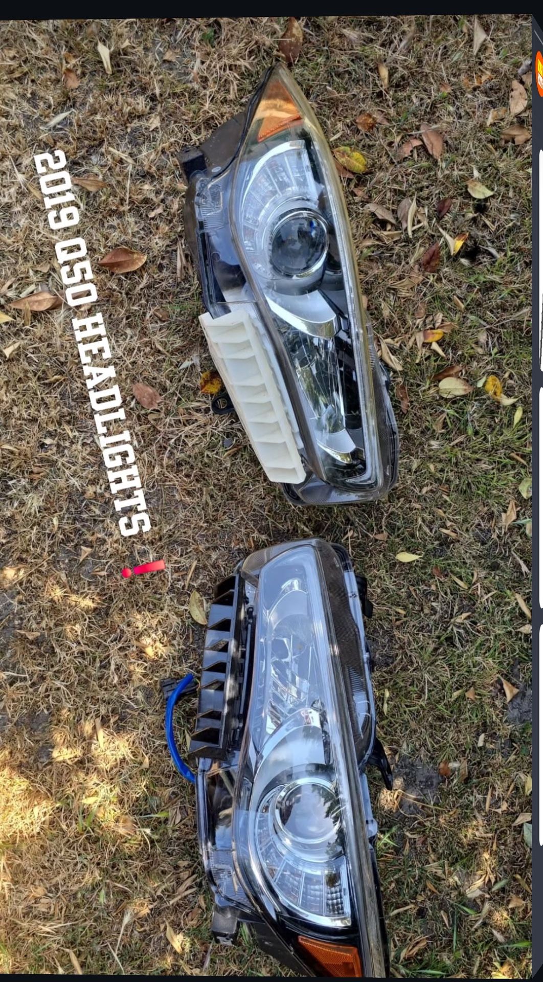 2019 Q50 Headlights