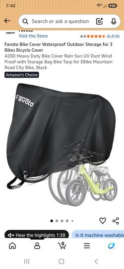 Favoto Bike Cover