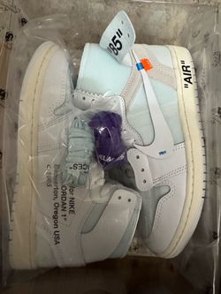 Jordan 1 high Alaska off white v.a.a 9.5