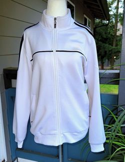 Adidas jackets women’s size L white jackets