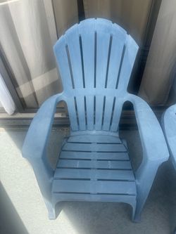 (2) Adirondack chairs for $18