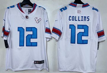 MENS S-3XL NICO COLLINS NIKE HOUSTON TEXANS WHITE RIVALRY FOOTBALL JERSEY