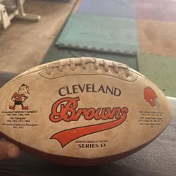 Cleveland Browns Limited Edition Series D Football 