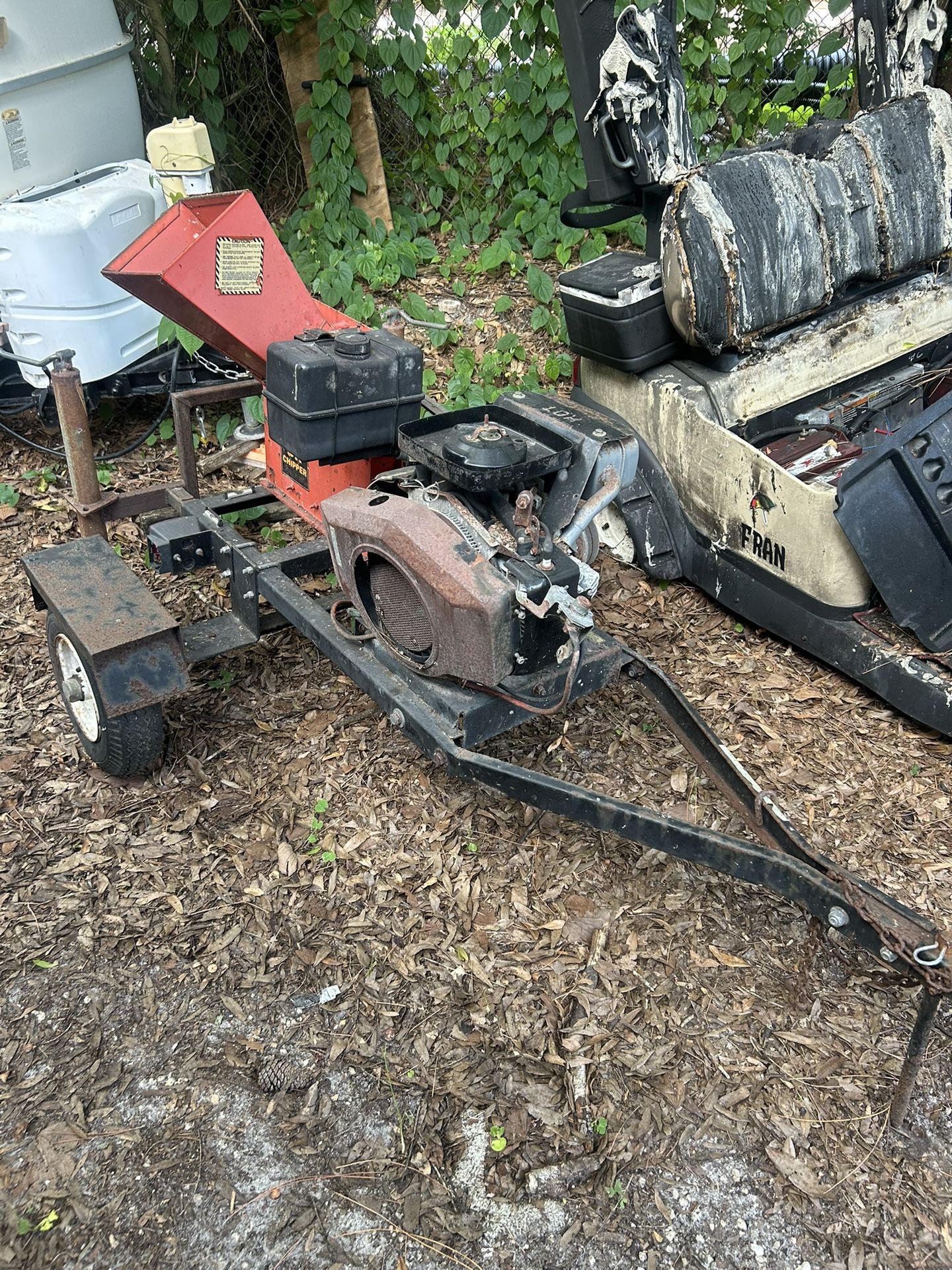 Wood Chipper Trailer $200