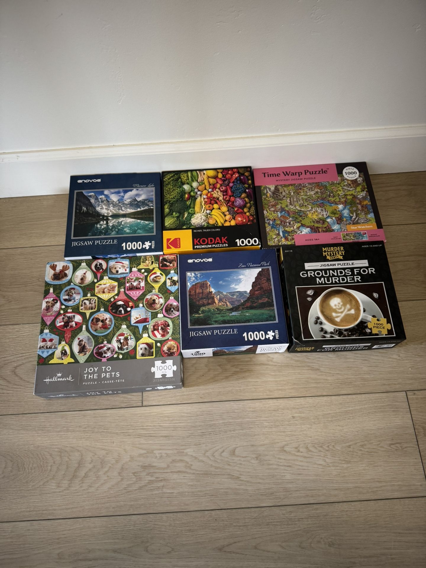 1000-Piece Puzzle Bundle – 7 Total
