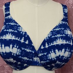 Cacique * Blue Print * Underwire * T-Shirt Bra * 44 DDD
