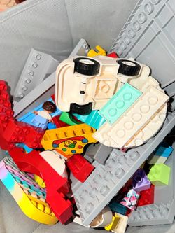Lego Duplo Mixed Lot - Car, Figures, Blocks & Plates