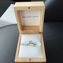 Princess cut engagement ring 
