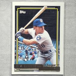 🔥⚾️❤️ 1992 Topps GOLD WINNERS Rookie - Jim Olander Milwaukee BREWERS #7 ❤️⚾️🔥