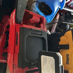 New Milwaukee M12 Pack out Tool Light. Tool Only. Portable With Lots Of Compartments For Tools. Try Before You Buy. Pick Up Only. 