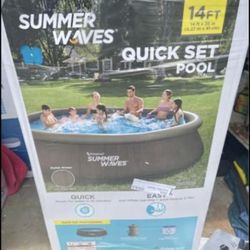 Brand new 14 FT Quick Set up Pool 💦