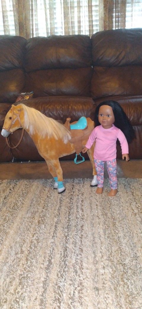 My Life Doll, My Life Horse And Lots Of Outfits