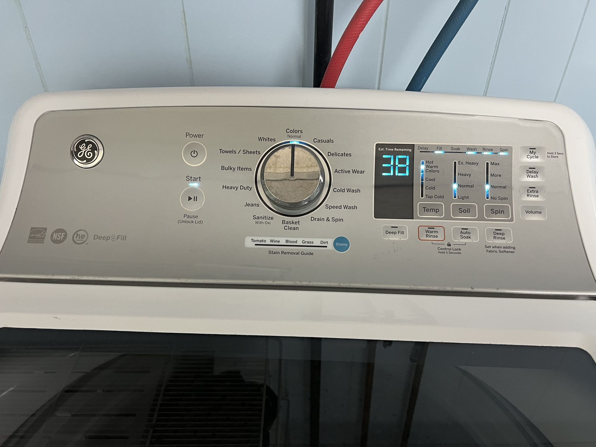 GE Top Loading Washer