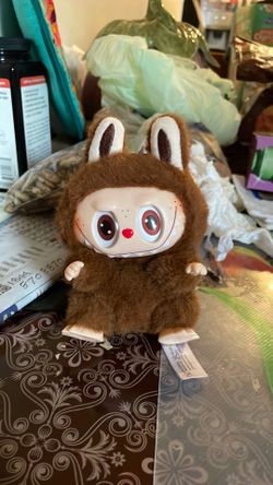 Trading regular brown labubu