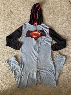Men’s onesie pajamas Batman vs Superman