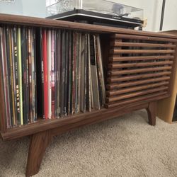 Vinyl Storage Console