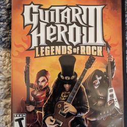 PS2 Guitar Hero III $5  