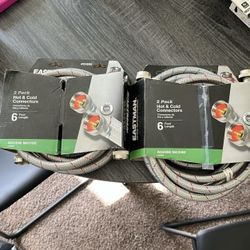 Eastman 2pack -6ft Hot And Cold Water Connectors