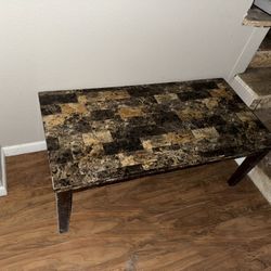 Stone Top Coffee Table Set