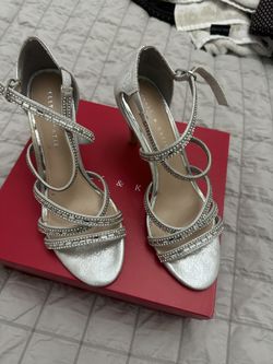 Silver shoes