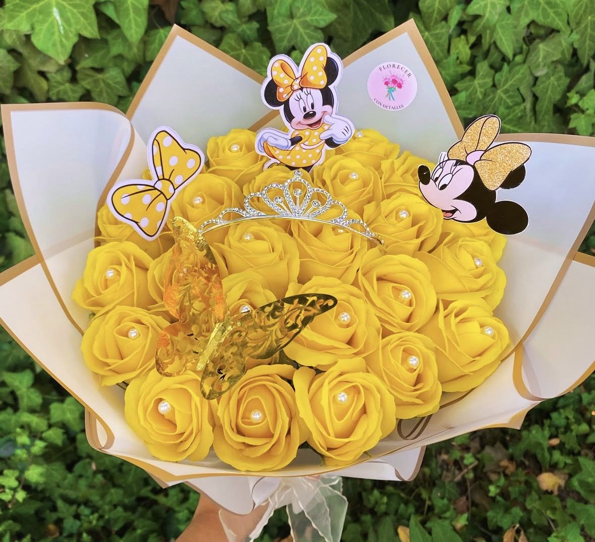 Minnie bouquet yellow bouquet
